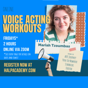 $20 Voice Acting Workouts with Mariah Tzoumbas!