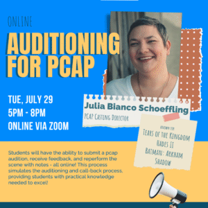 Auditioning for PCAP with Julia Bianco Schoeffling