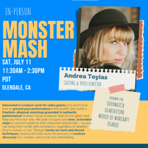 In-Person Monster Mash with Andrea Toyias!